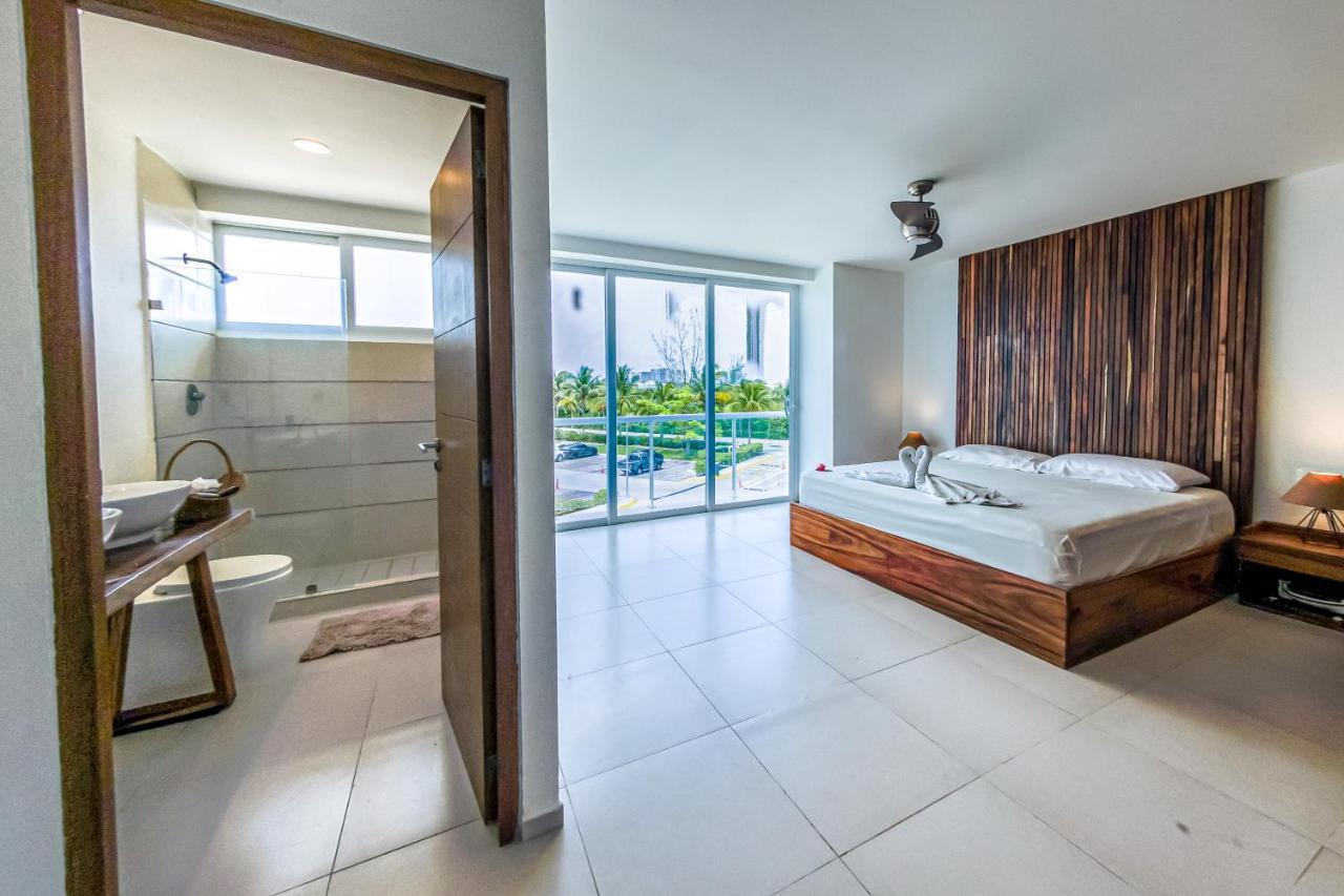 Beachfront Luxury Apartments Cancún Kültér fotó