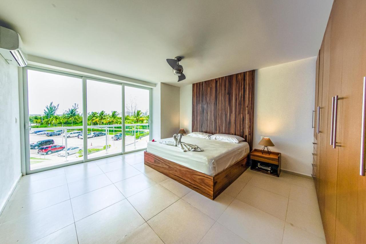 Beachfront Luxury Apartments Cancún Kültér fotó